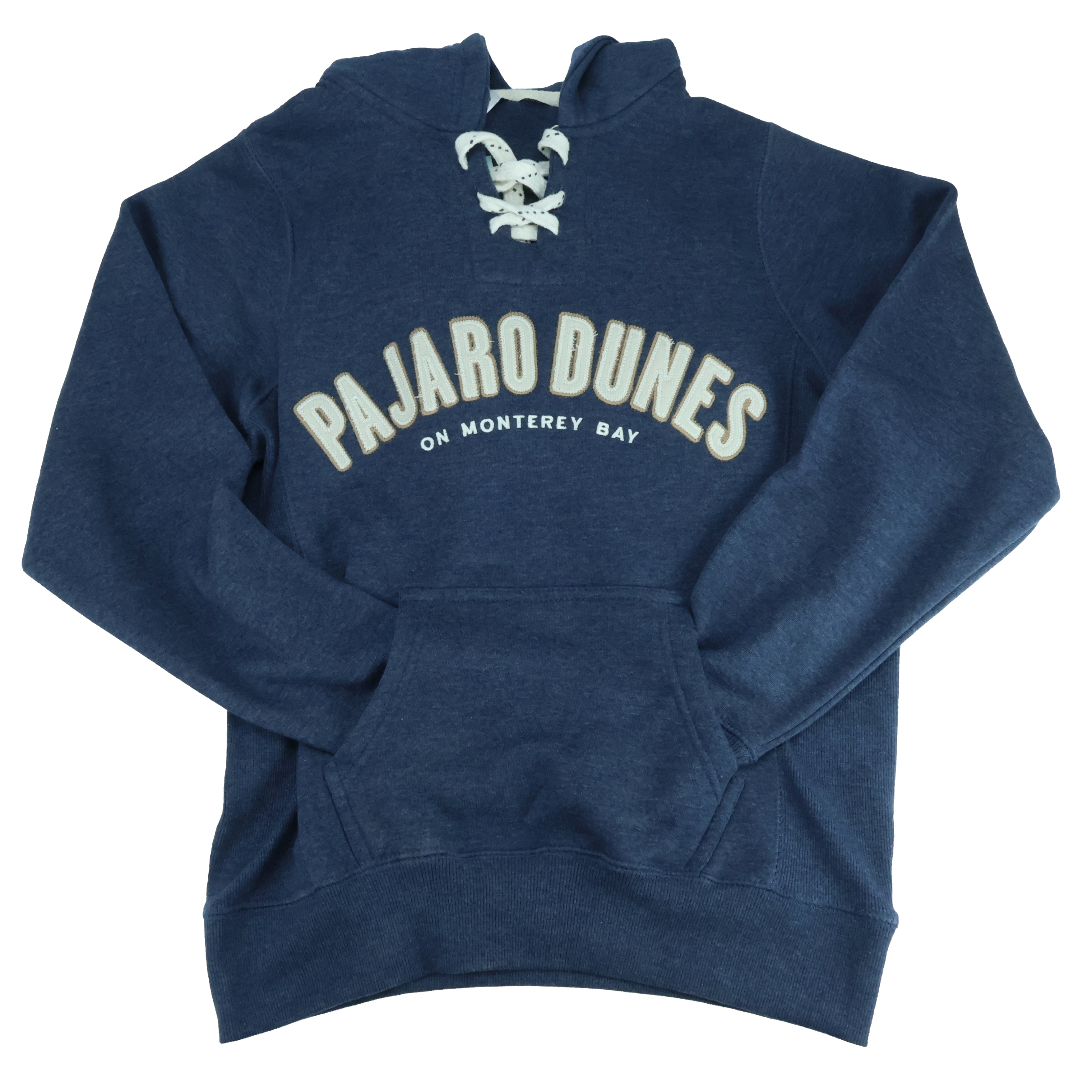 Varsity LaceUp Hoodie Navy