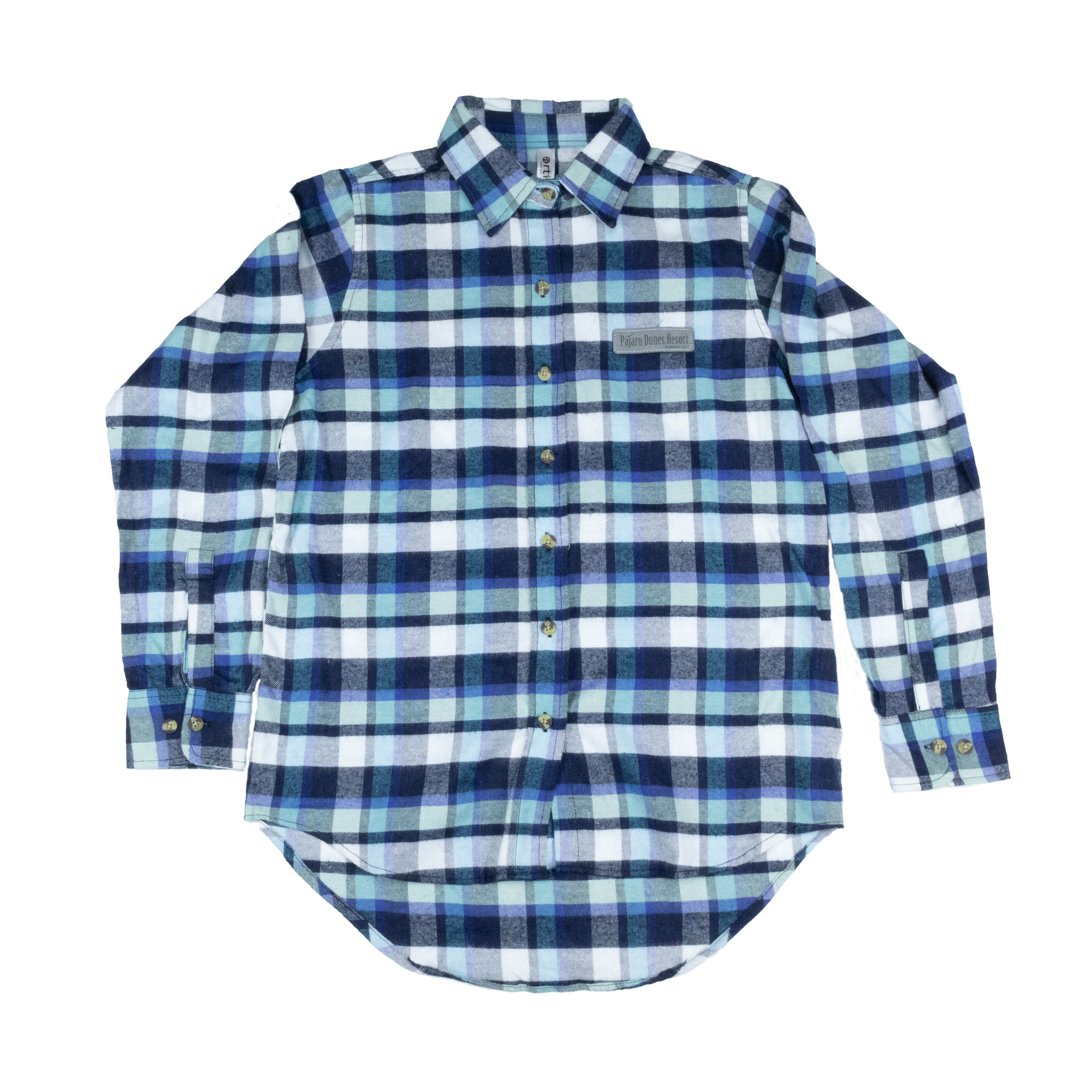 PD Collared Flannel Blue Plaid