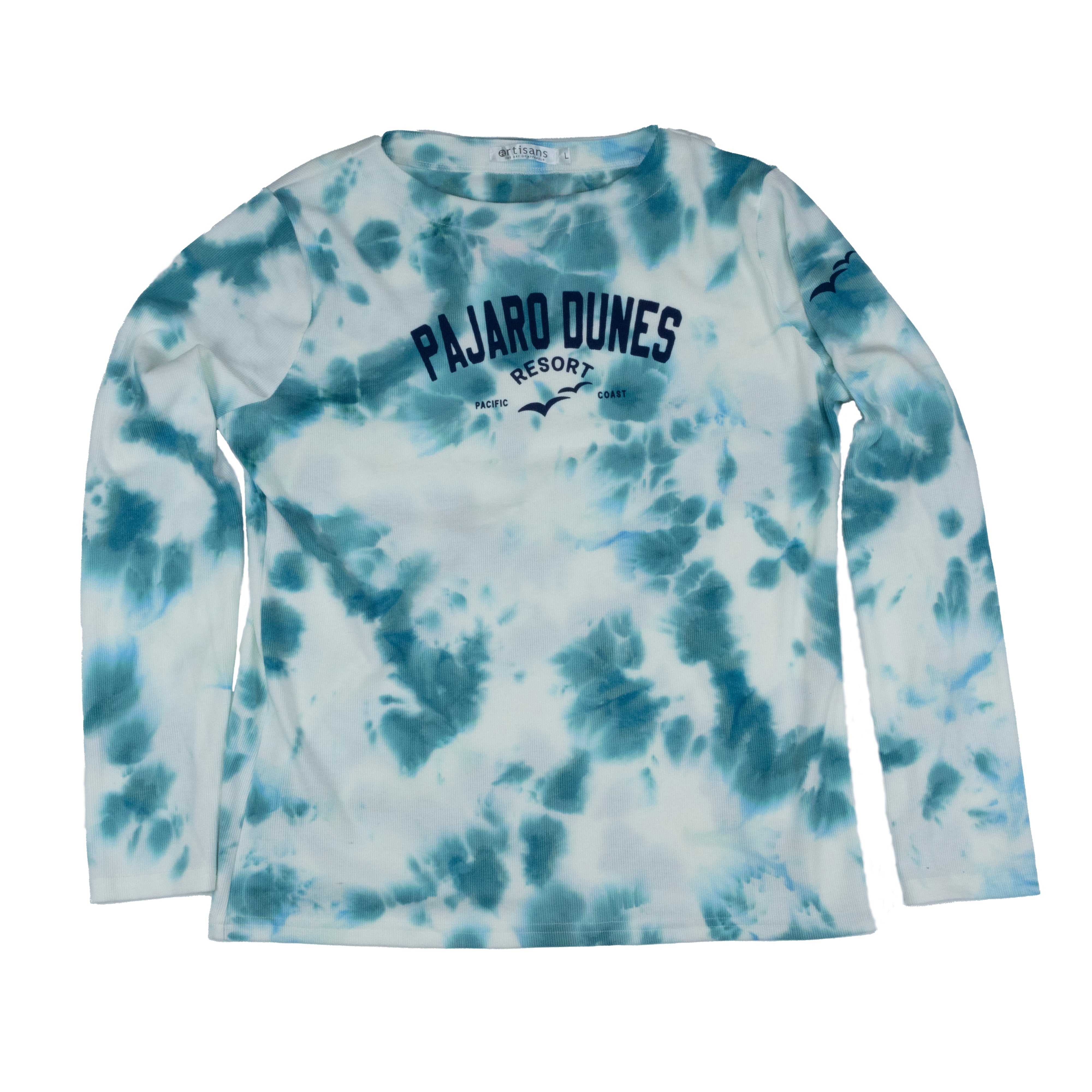 Athena Rib Knit Tee Surf Blue